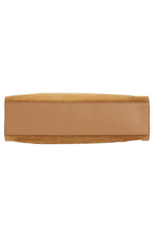 Veronica Beard Beard Vida Suede Shoulder Bag In Brown