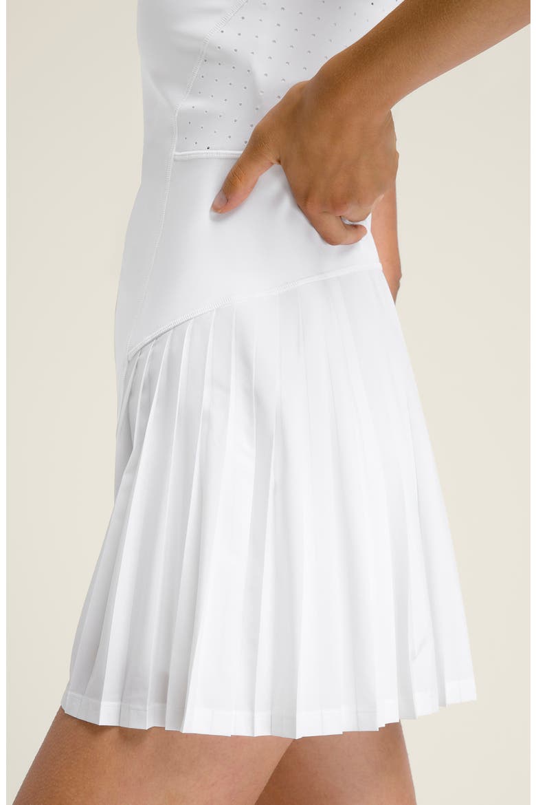 All Court Tennis Dress, Alternate, color, BRIGHT WHITE