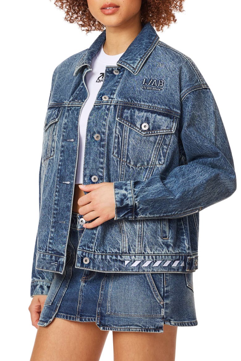 Relaxed Denim Jacket, Alternate, color, NOLITA