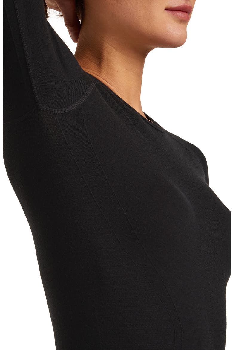 260 ZoneKnit™ Seamless Merino Wool Shirt, Alternate, color, BLACK