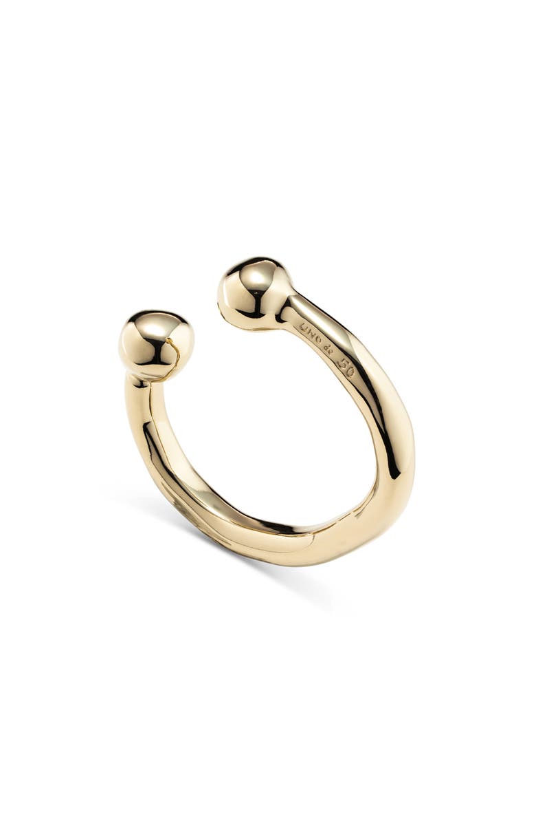 UNODE50 Double Bead Bangle, Alternate, color, Gold