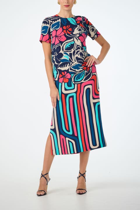 Martay Printed Midi Dress