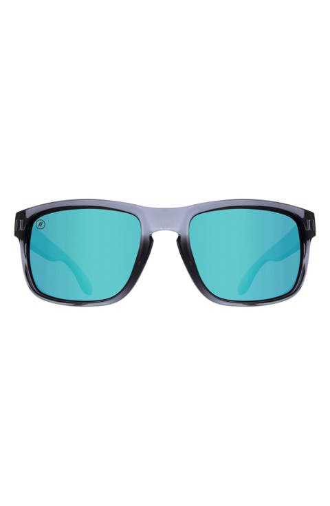 55mm Canyon Polarized Square Sunglasses