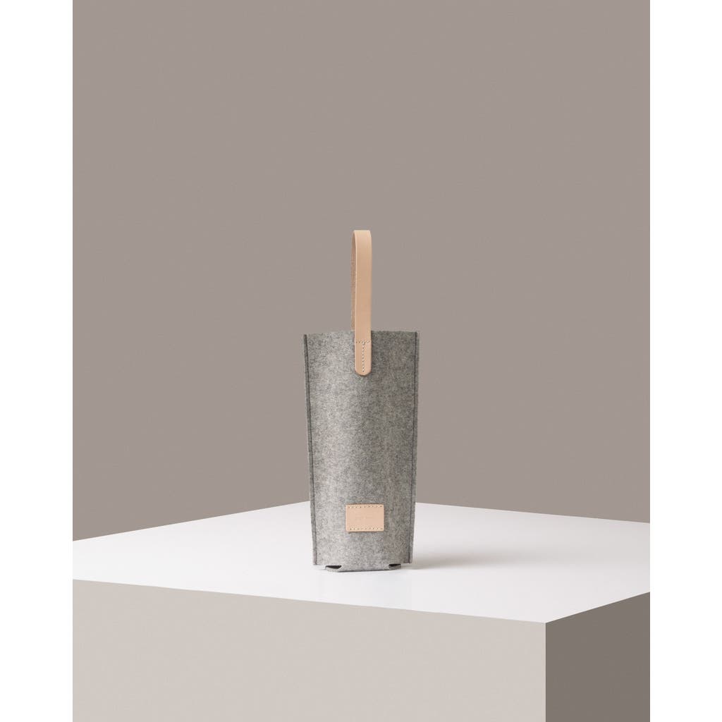 Graf & Lantz Graf Lantz Hana Merino Wool Bottle Bag In Granite