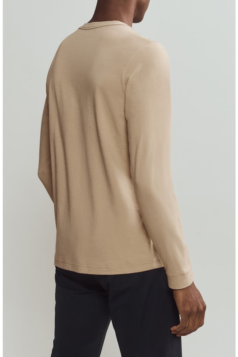 Origin Long Sleeve Crewneck T-Shirt, Alternate, color, SAVANNAH TAN