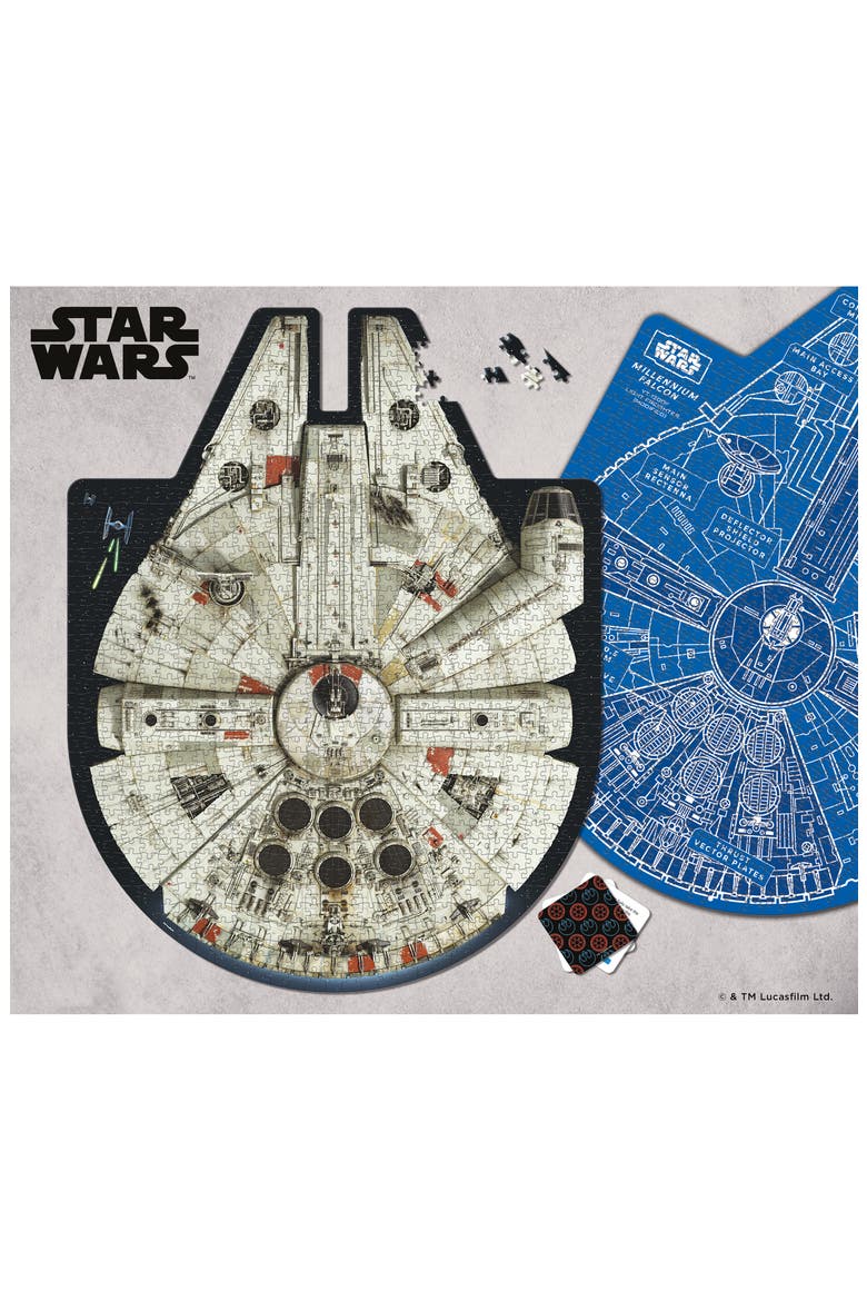Star Wars Millennium Falcon Jigsaw Puzzle, Alternate, color, MULTI