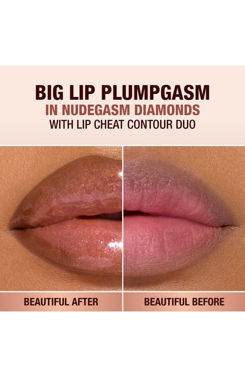 Charlotte Tilbury Pillow Talk Big Lip Plumpgasm Plumping Lip Gloss In Nude