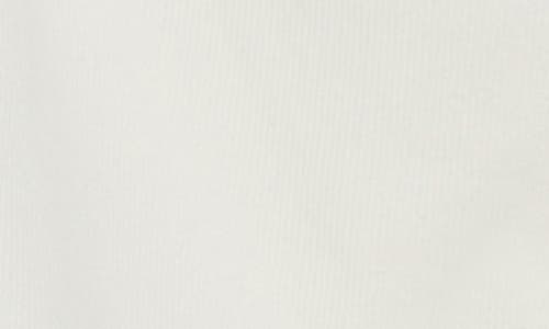 Renee C Cowl Neck Cap Sleeve Ribbed T-shirt In Ivory