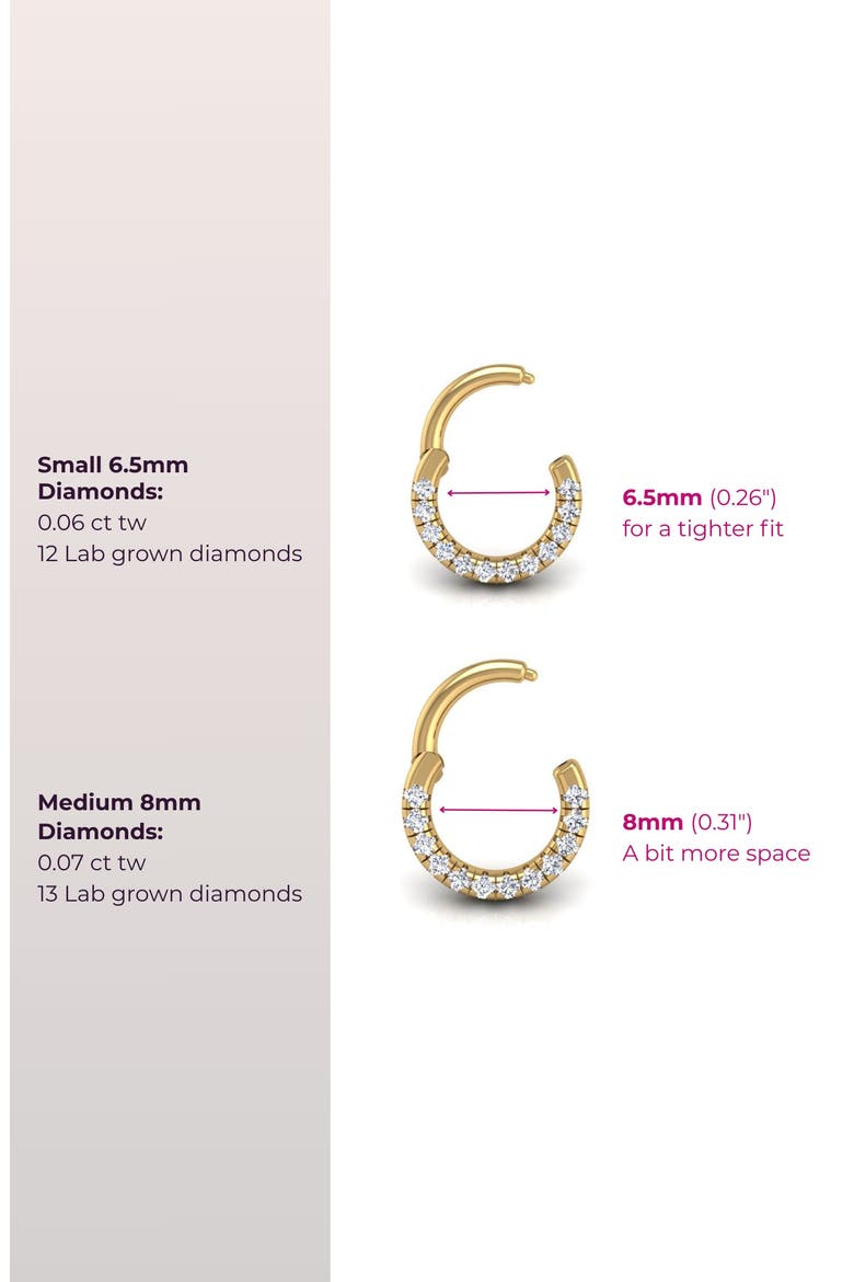 Pavé-All-Day Flat Hoop, Alternate, color, Yellow Gold