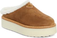 Prada Evolve Genuine Shearling Clog