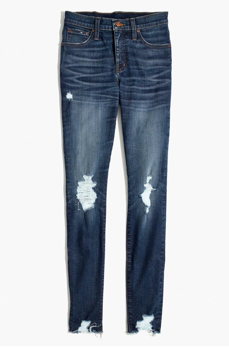 Madewell 9-Inch High Waist Skinny Jeans, Alternate, color,
