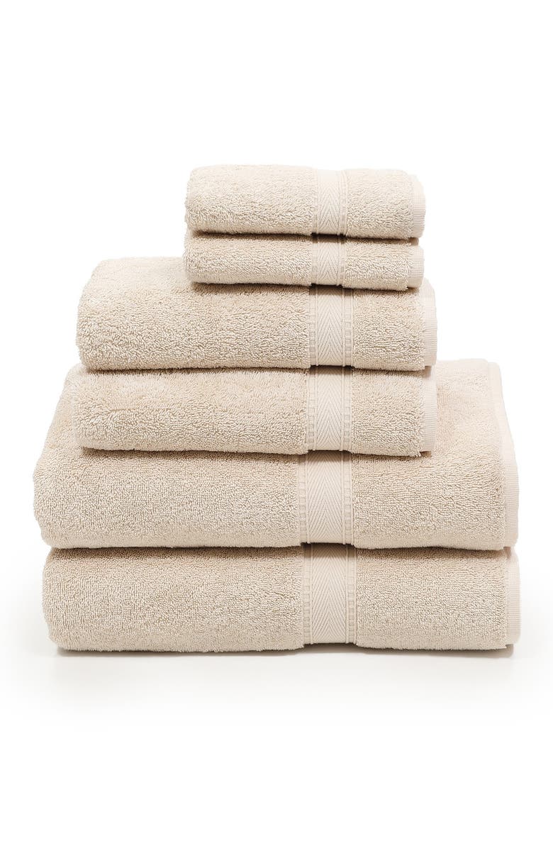 Linum Home Textiles Sinemis Terry 6-Piece Towel Set - Beige, Main, color, Beige