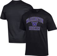 Champion Men's Champion Black Washington Huskies High Motor T-Shirt