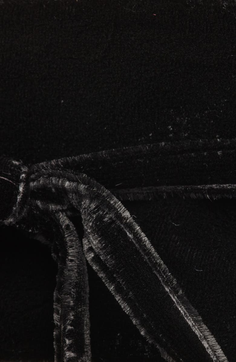 Eileen Fisher Obi Bow Velvet Belt, Alternate, color,