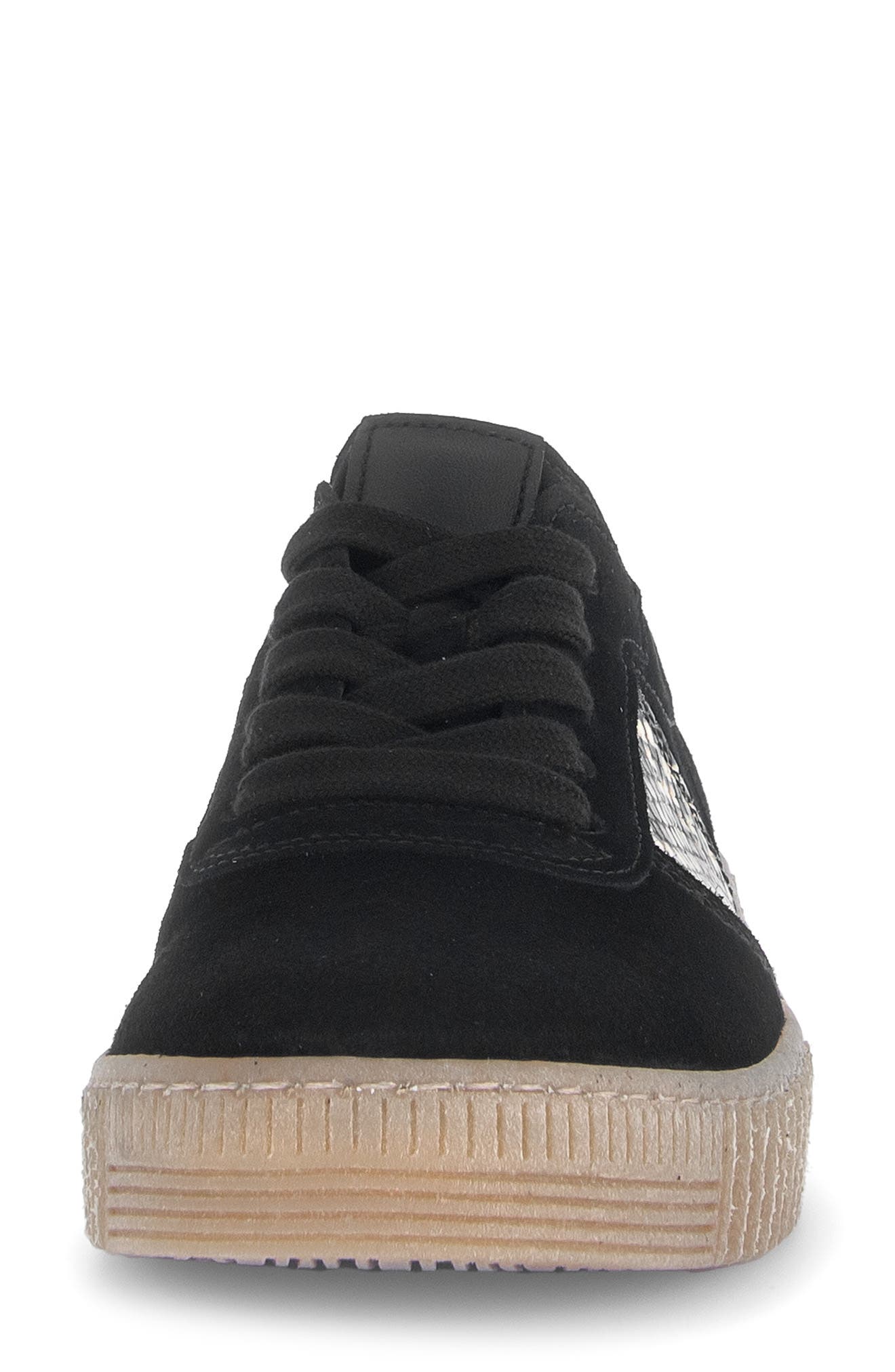 Gabor Snakeskin Embossed Sneaker, Alternate, color, 