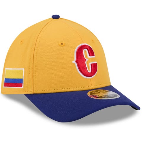 Men's New Era  Yellow/Blue Colombia Baseball 2026 World Baseball Classic M-Crown 39THIRTY Flex Hat