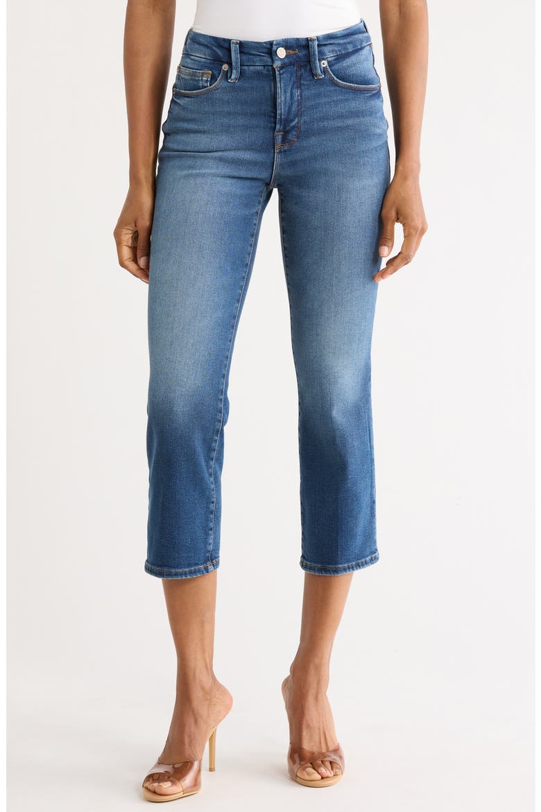 Good Crop Straight Compression Jeans, Main, color, INDIGO625
