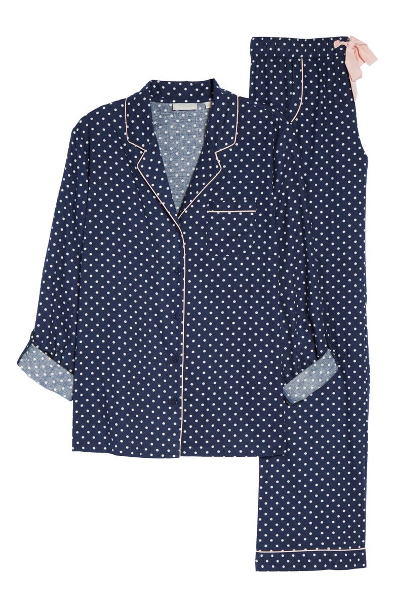 Nordstrom Lingerie Cotton Twill Pajamas, Alternate, color,