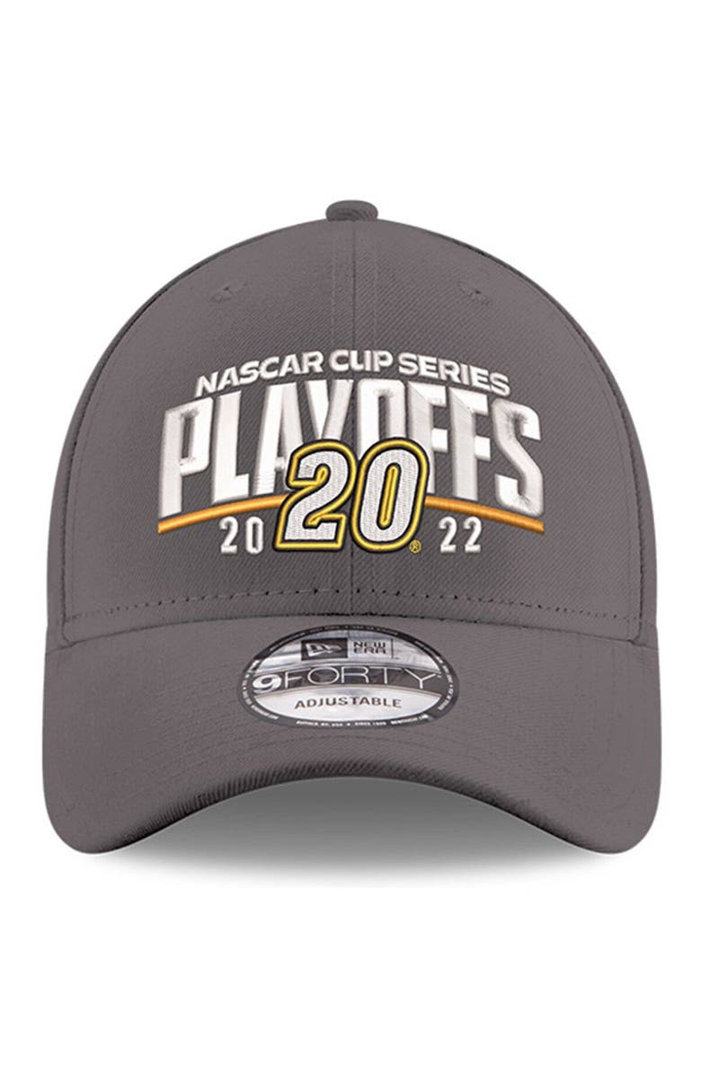New Era Men's New Era Charcoal Christopher Bell 2022 NASCAR Cup Series Playoffs 9FORTY Adjustable Hat, Alternate, color, 