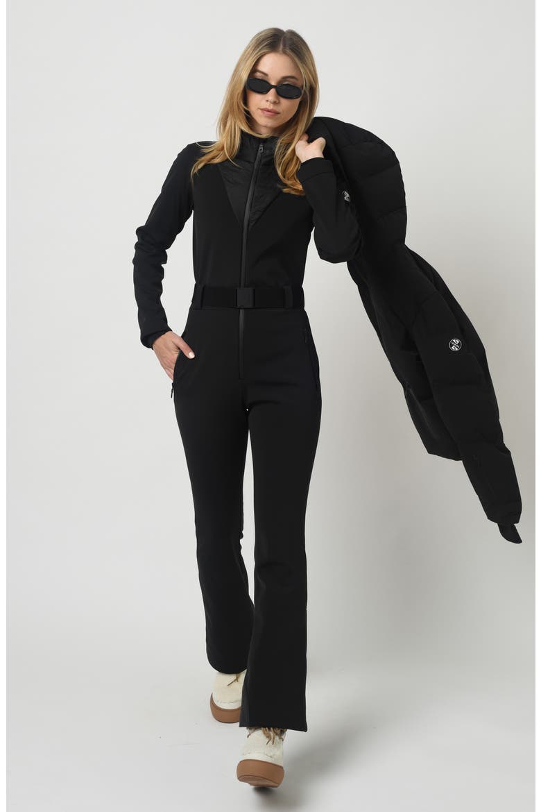 Lottie Ski Suit, Alternate, color, Black