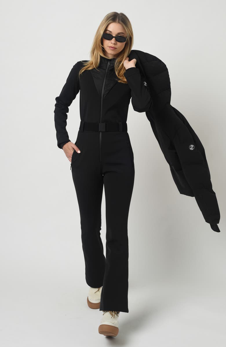 JORDE Lottie Ski Suit, Alternate, color, Black