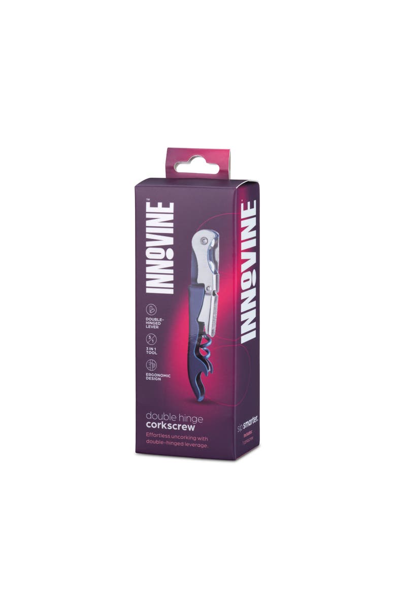 Innovine Double Hinge Corkscrew, Alternate, color, Deep Teal