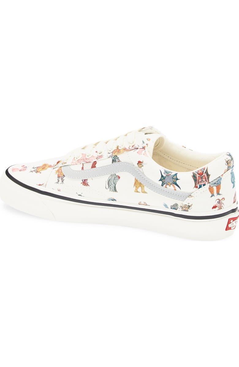 Vans x Undercover 'Monster' Old Skool Sneaker, Alternate, color, Undercover Monster Off White