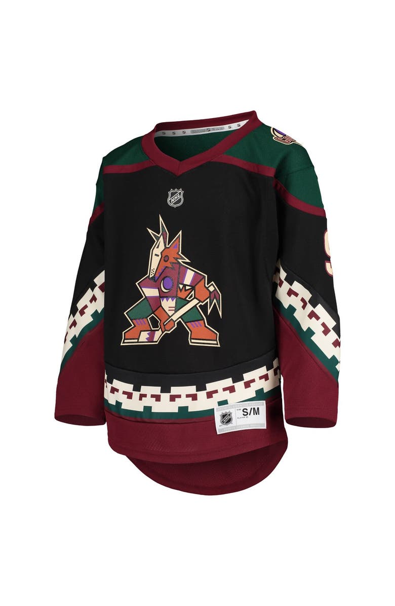 Outerstuff Youth Clayton Keller Black Arizona Coyotes Home Replica Player Jersey, Alternate, color, 