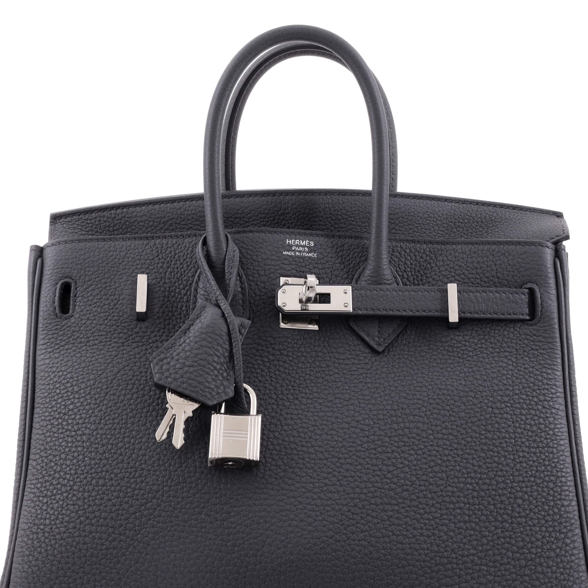Birkin Handbag Grey Togo With Palladium Hardware 25, Alternate, color, Grey