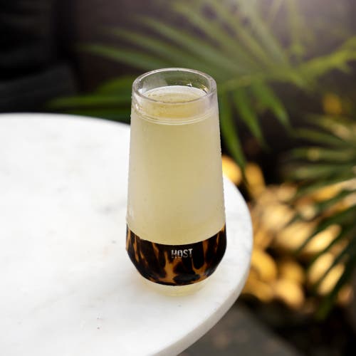 Host Champagne Freeze Cooling Cup In Tortoise