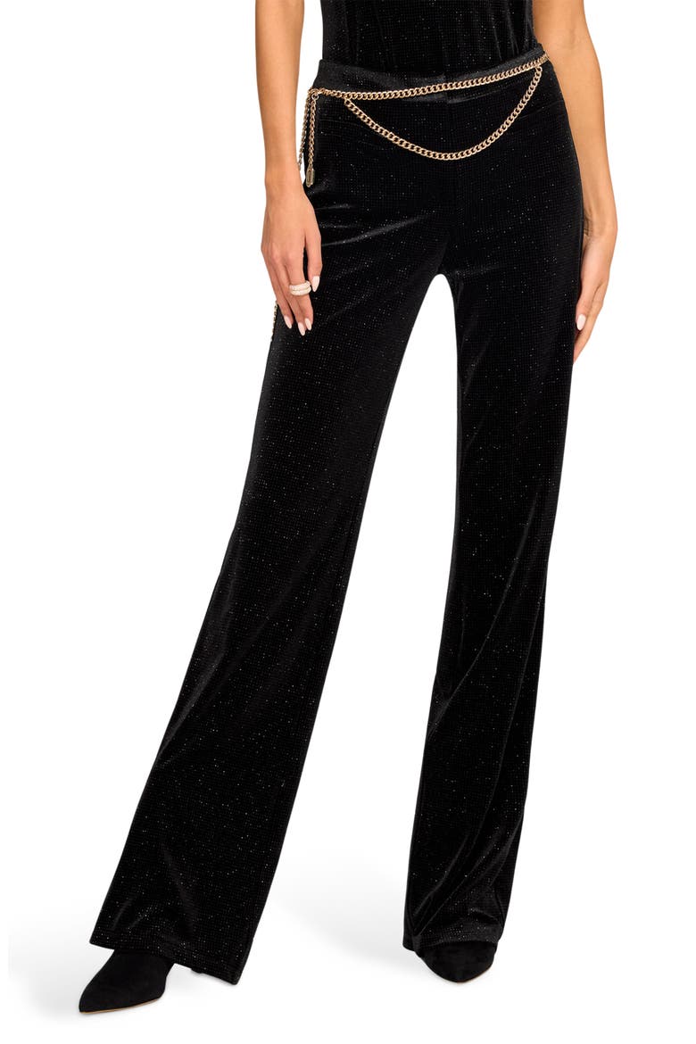 Fern Flare Pants, Main, color, BLACK