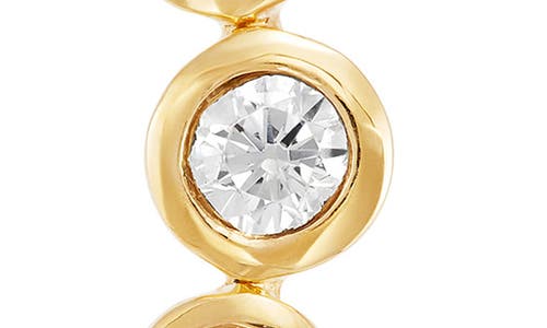 Frankie & Zoe Lab Grown Diamond Drop Earrings In Gold