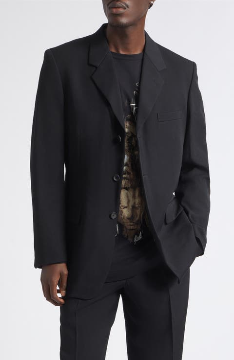Gabardine Single Breasted Sport Coat