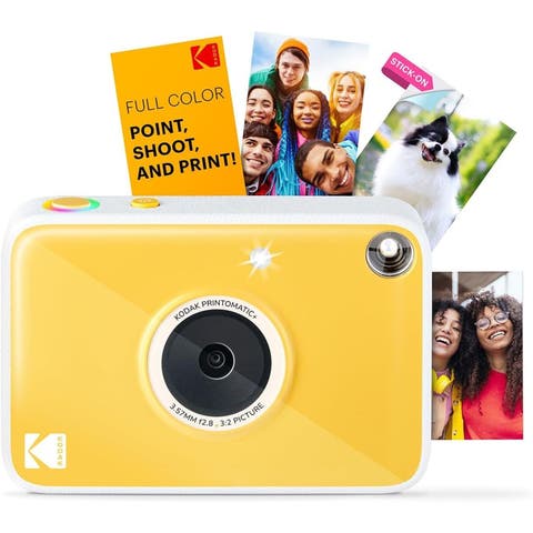 Printomatic+ Instant Camera 10MP, RGB LED, Prints Zink 2x3 Photos