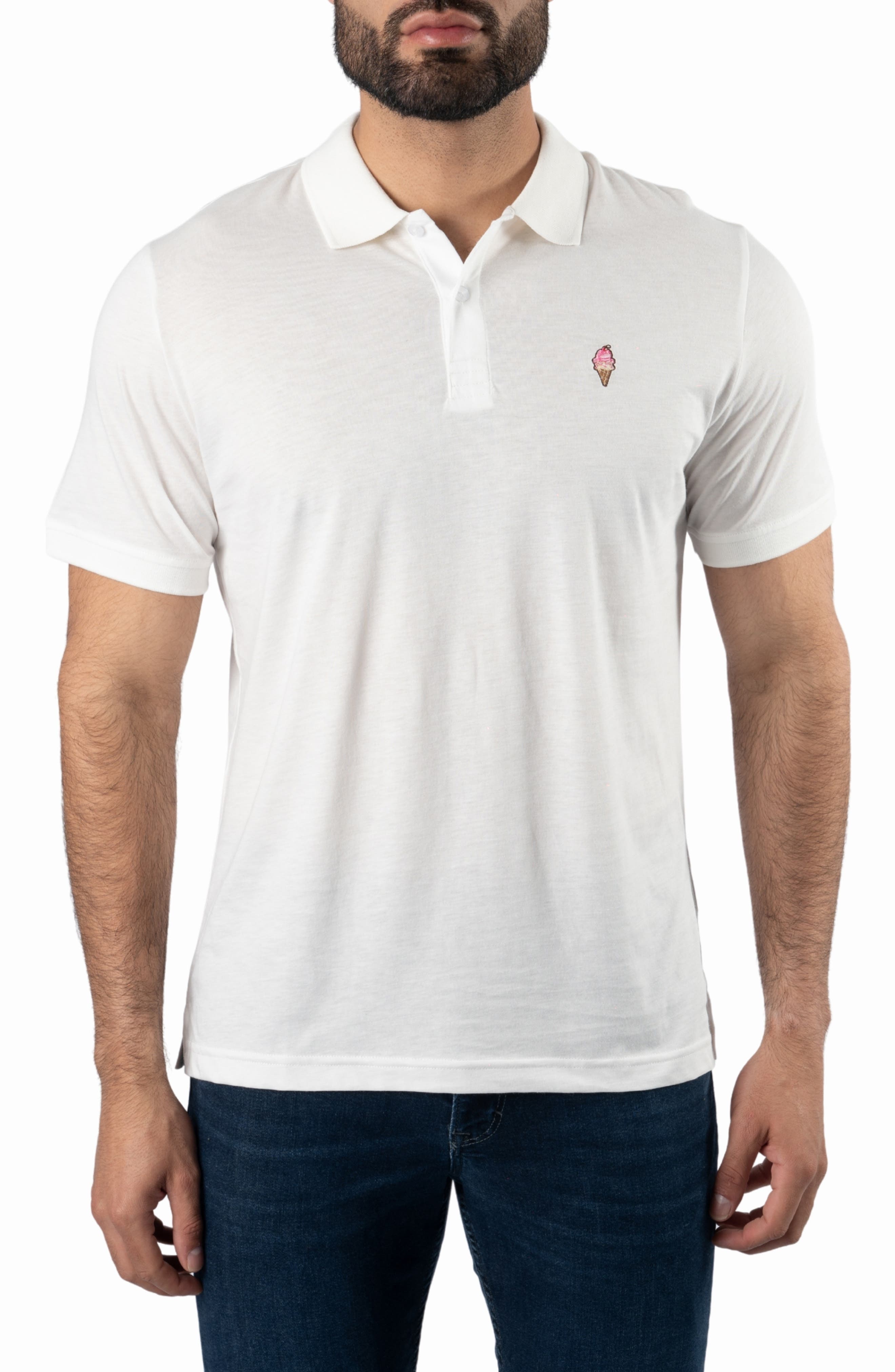 Jared Lang Cotton Knit Polo