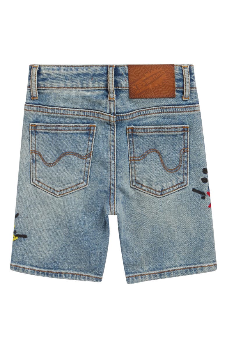 ICECREAM Kids' Pow Wow Jean Shorts, Alternate, color, Blue Chocolate
