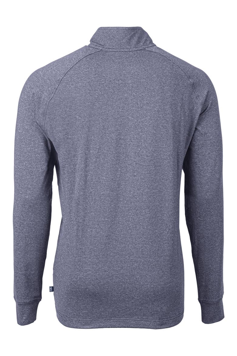 Adapt Heather Quarter Zip Pullover, Alternate, color, NAVY BLUE HEATHER