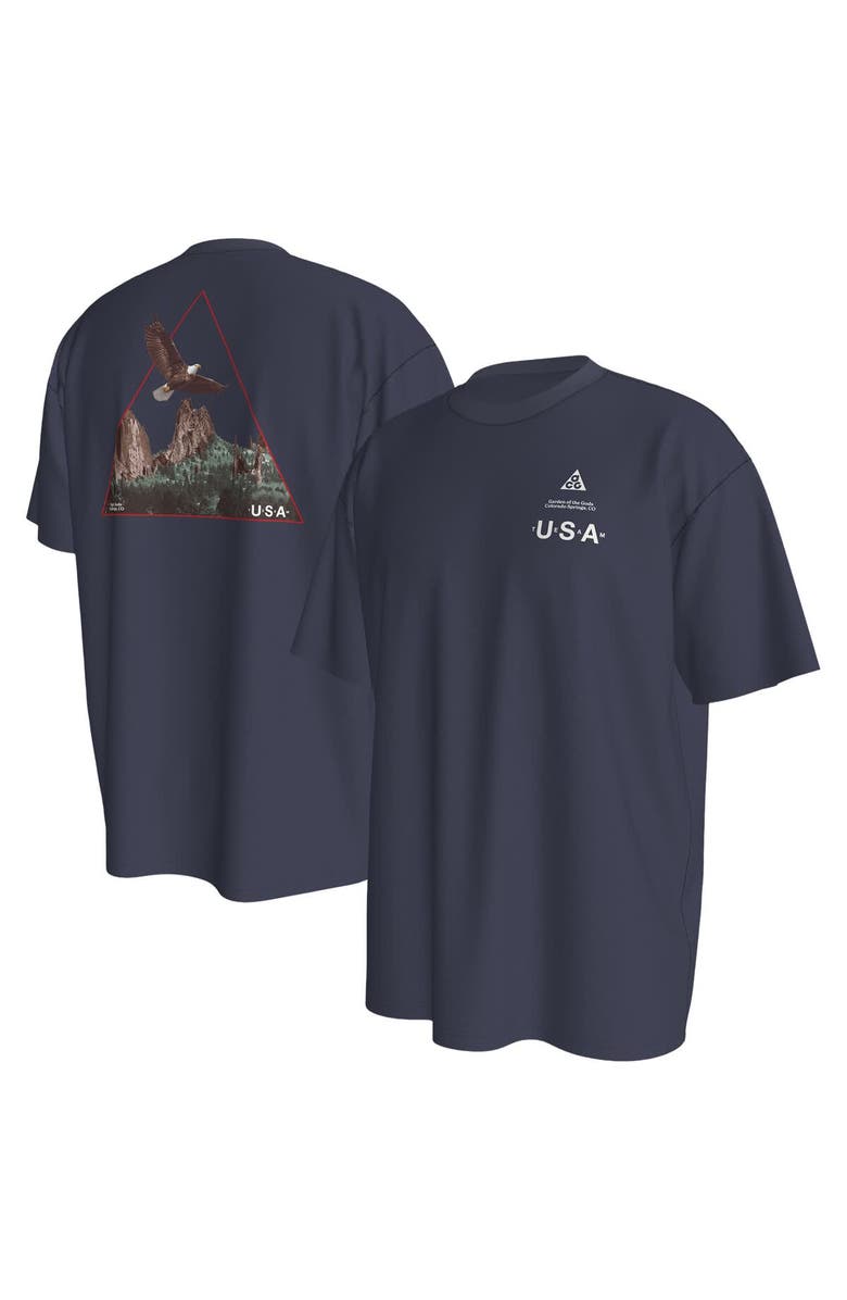 Nike Men's Nike ACG  Navy Team USA Dri-FIT T-Shirt, Main, color, Navy