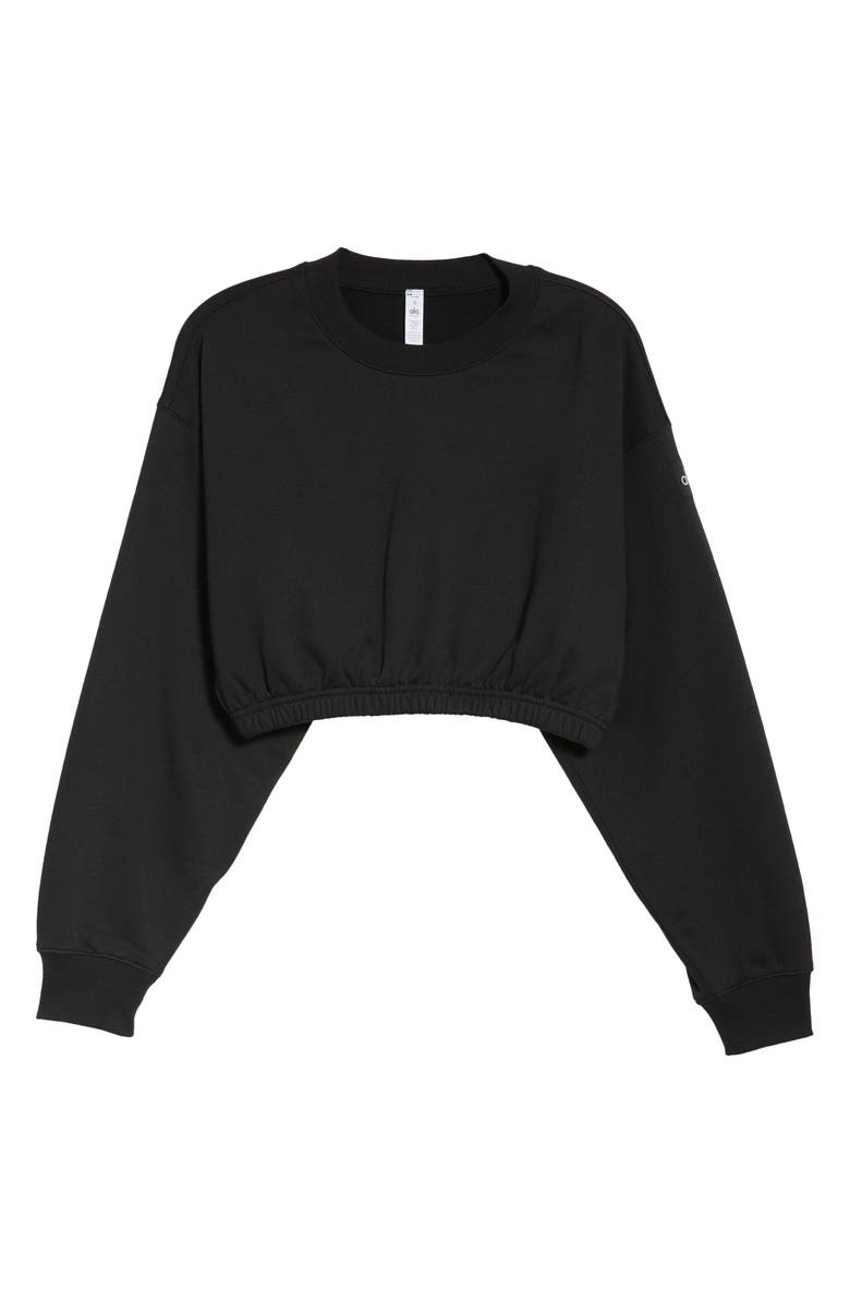 Alo Devotion Crop Sweatshirt, Alternate, color, 