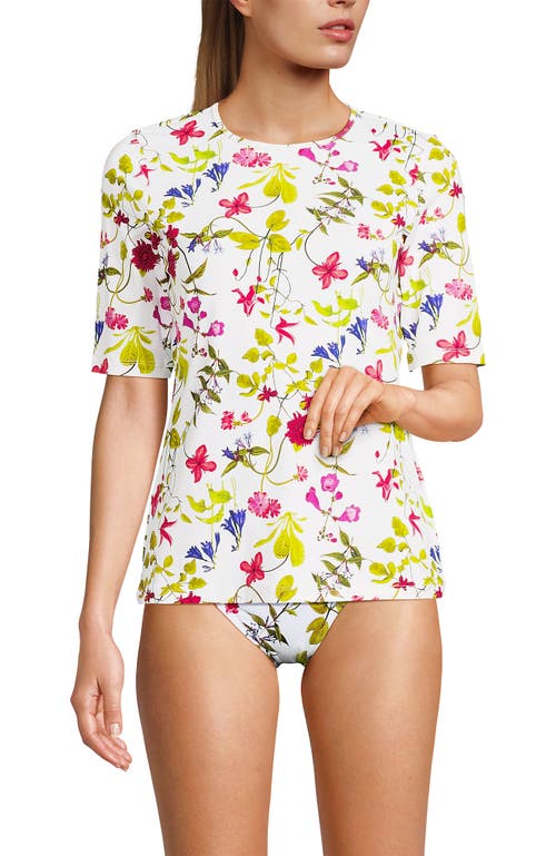 Lands' End Elbow Sleeve Relaxed Upf 50 Rash Guard