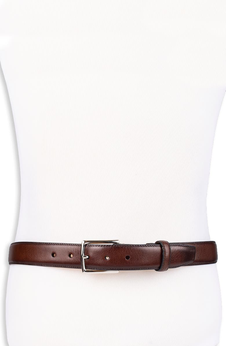 Cole Haan Harrison Leather Belt, Main, color, Brown