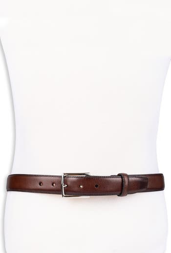 Cole Haan Size 42 Brown Leather Belt Made in USA A0402 Mens X 1 newest