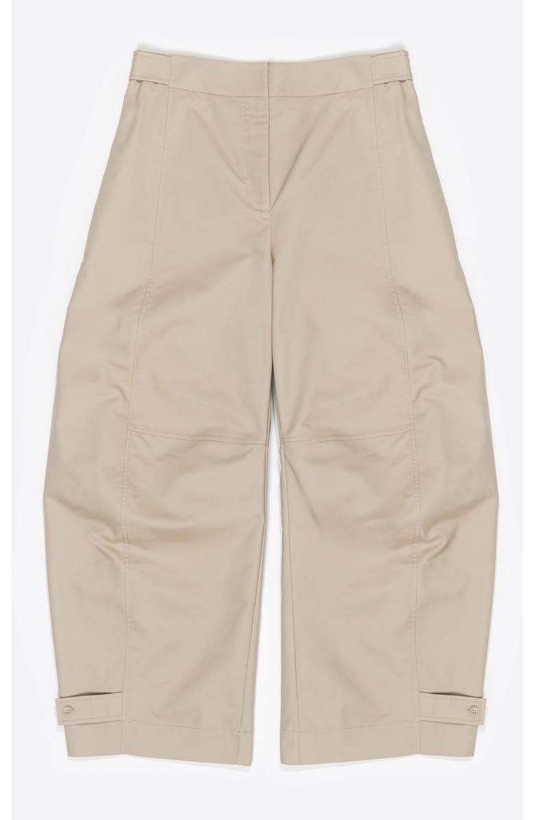 Bimba y Lola Adjustable Barrel Leg Trousers, Main, color, Stone