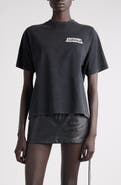 Balenciaga Medium Fit Masking Tape Logo Dry Jersey T-Shirt