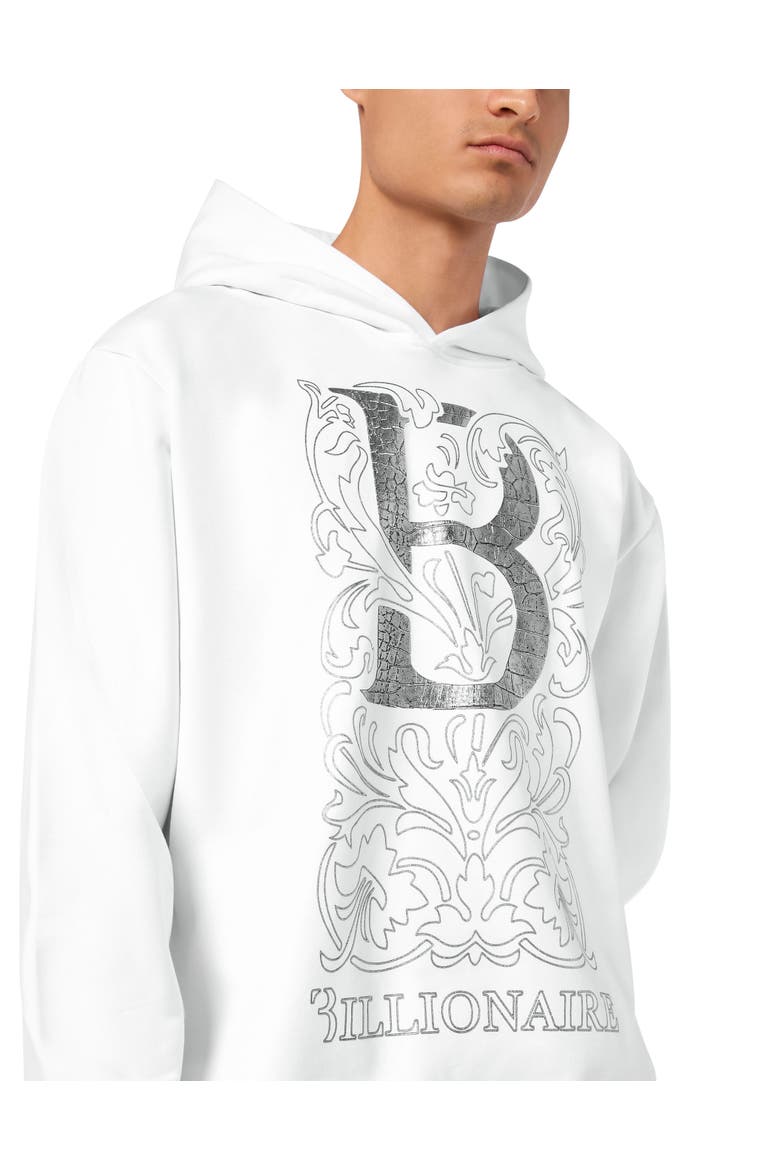Hooded Sweatshirt Men, Alternate, color, white