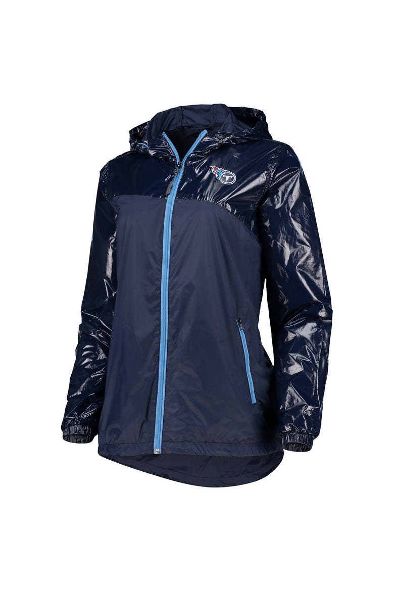 Women's G-III 4Her by Carl Banks Navy Tennessee Titans Double-Coverage Full-Zip Hoodie Jacket, Alternate, color, Navy