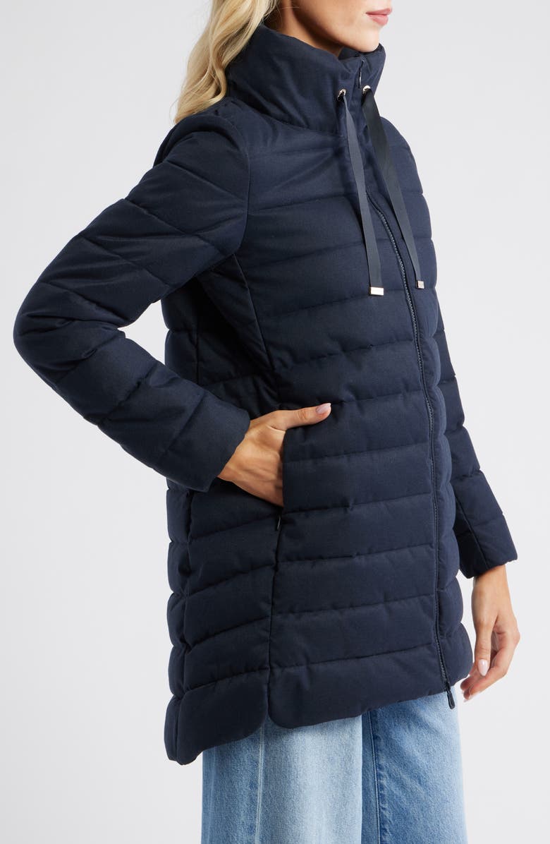Save The Duck June Water Resistant Puffer Jacket, Alternate, color, Navy Blue Melange