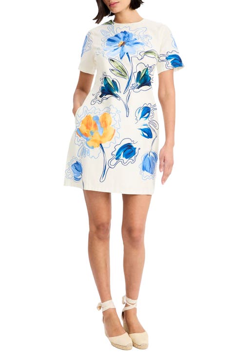 Print Shift Dress