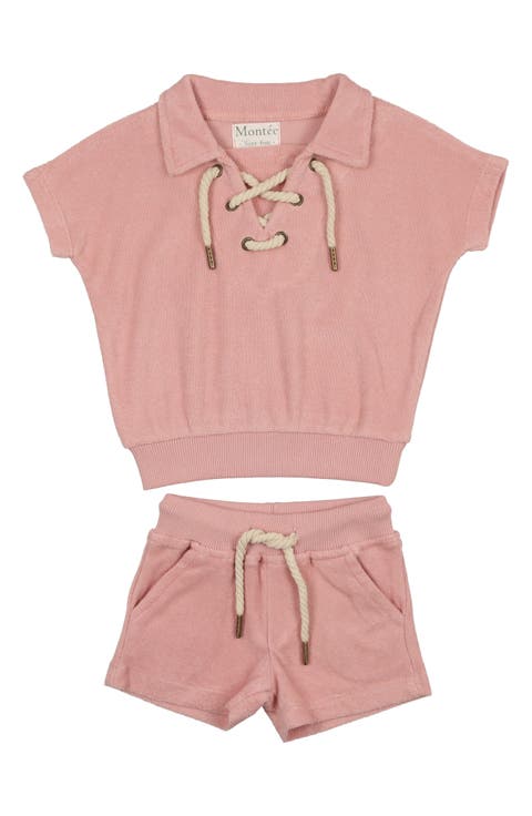 Kids' Beach Terry Polo & Shorts Set (Baby & Toddler)