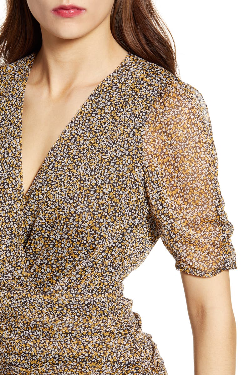 ASTR the Label Shirred Minidress, Alternate, color, 